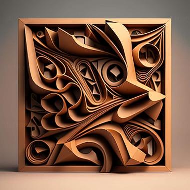 3D model abstract art (STL)